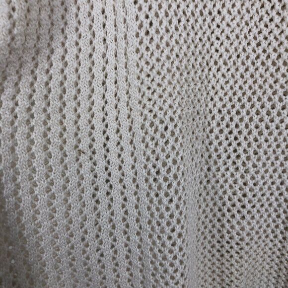 Mossimo SZ XL Cropped Crochet Knit Cover Up, Outer Layer w/Fringed Sides, Beachy - Picture 7 of 8